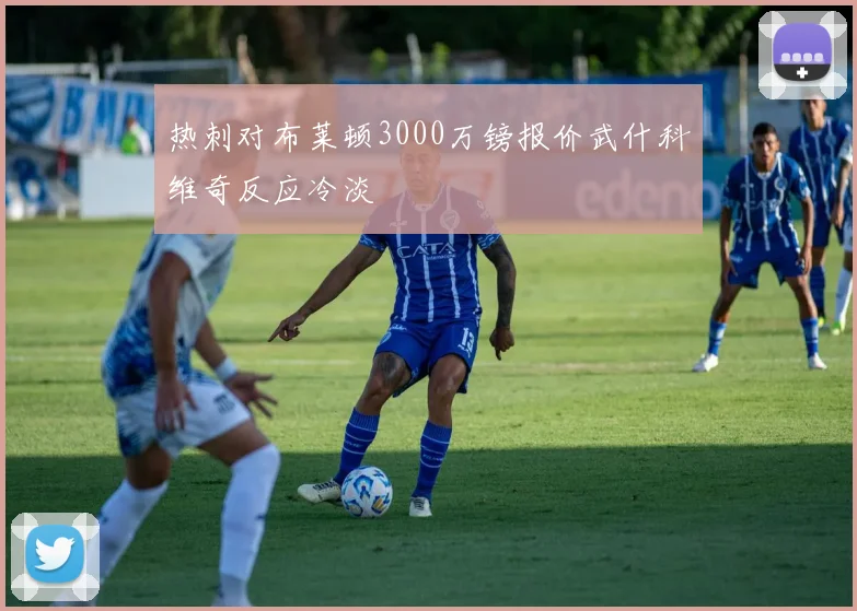 热刺对布莱顿3000万镑报价武什科维奇反应冷淡